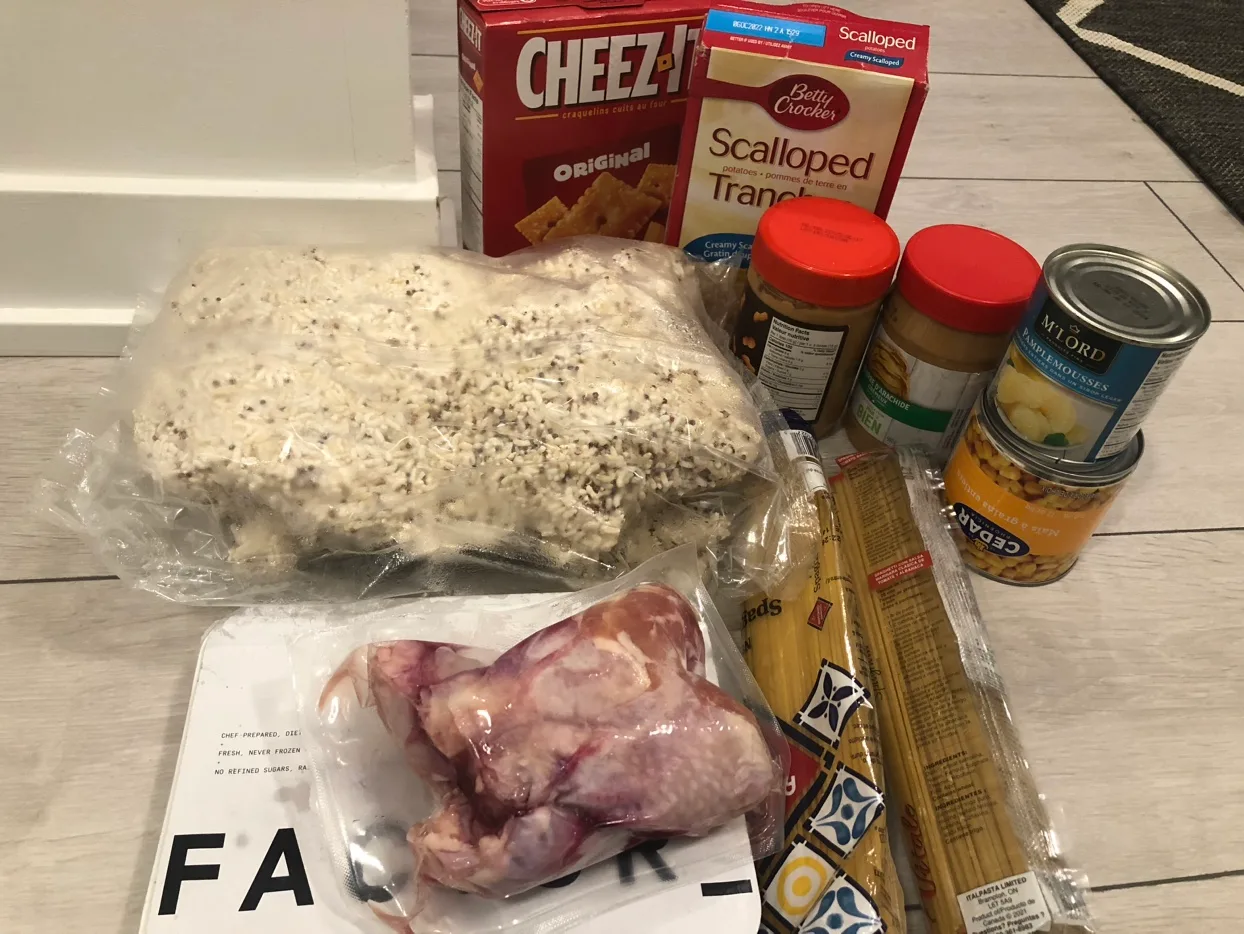 Grocery items thumbnail