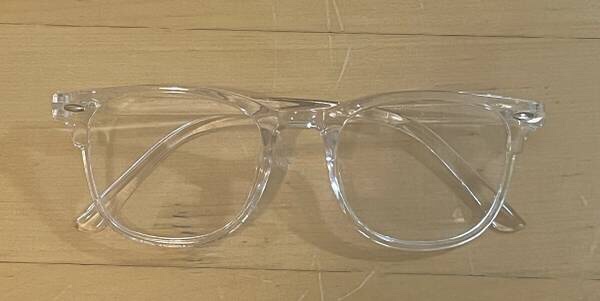 RB style transparent eye glasses