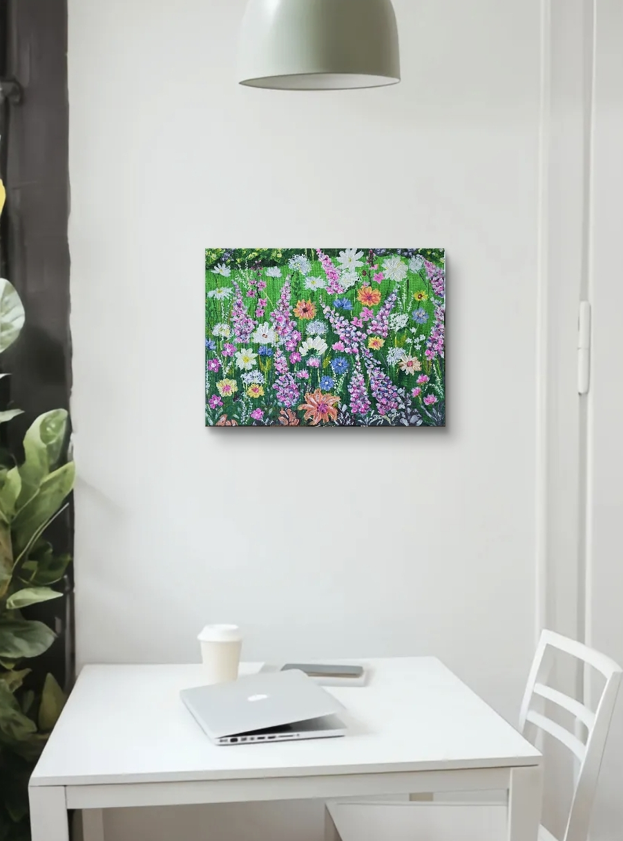 Original Painting of Wildflowers - photo 2