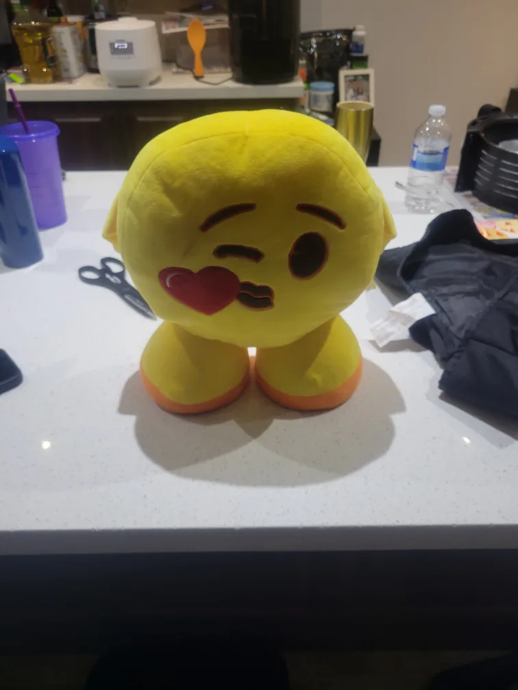 Winking Kiss Emoji Plush Toy image indicator(2)