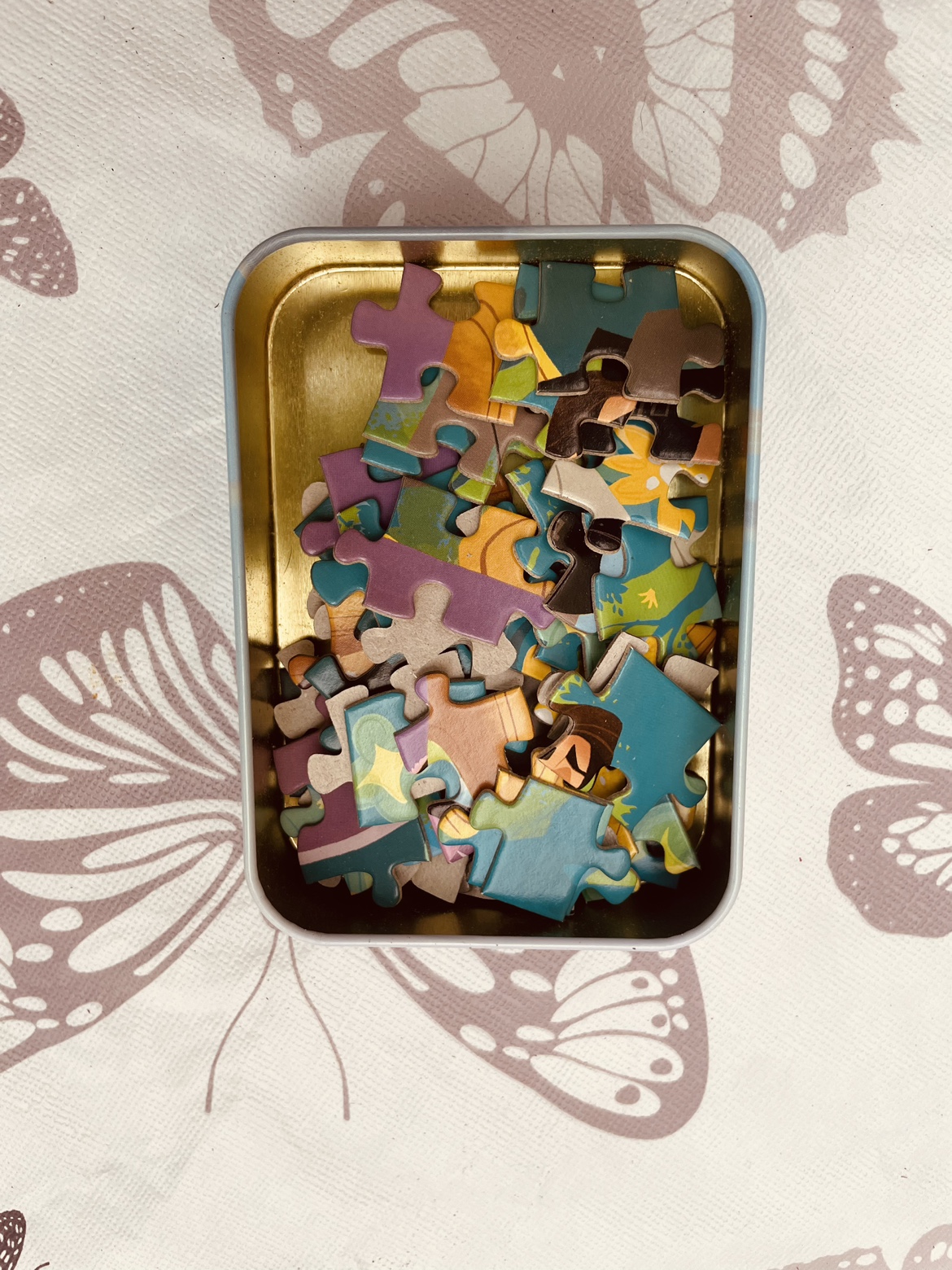 Disney Tangled 50 Piece Puzzle in Tin - #freecycle - photo 3