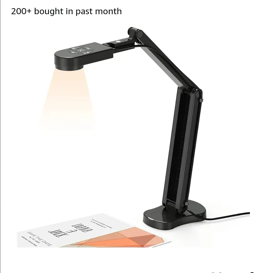 Kitchbai 4K USB Document Camera for Teacher thumbnail
