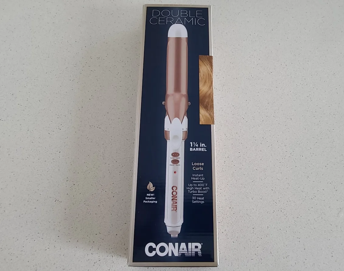 Brand new Conair Double Ceramic Curling Iron: Hair Curler thumbnail