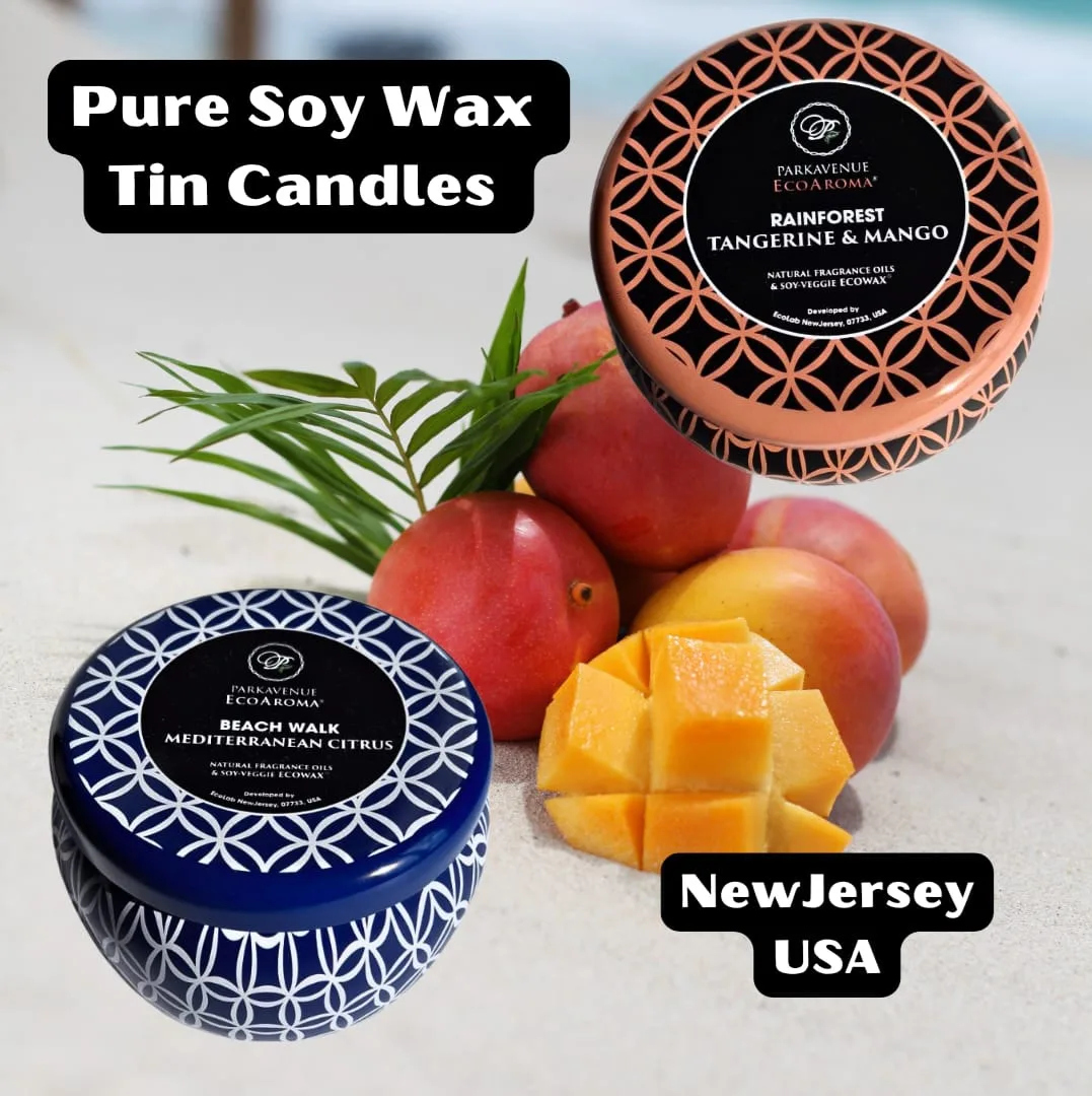 Two Cocosoy Ecoaroma Soy Wax Candle image indicator(3)
