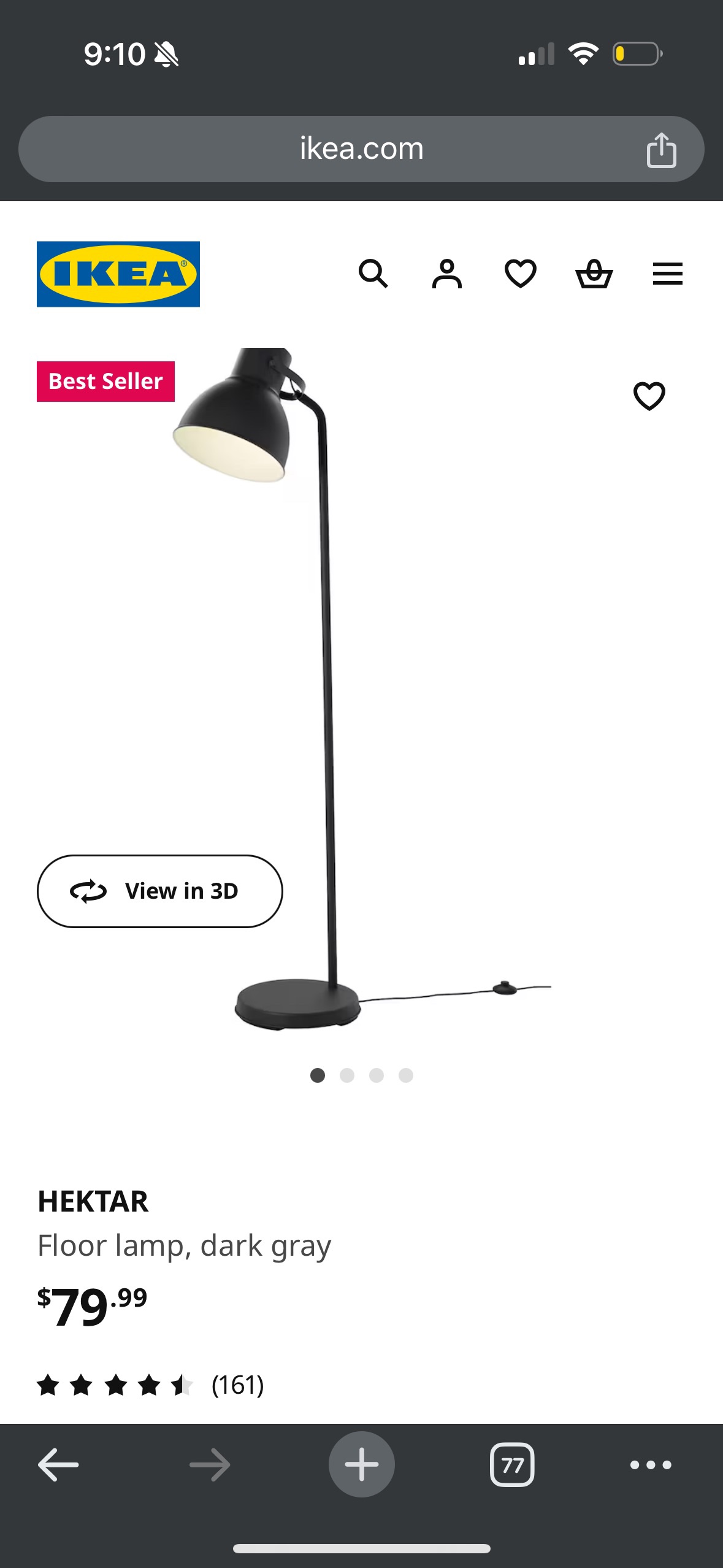 IKEA HEKTAR Floor Lamp - photo 3