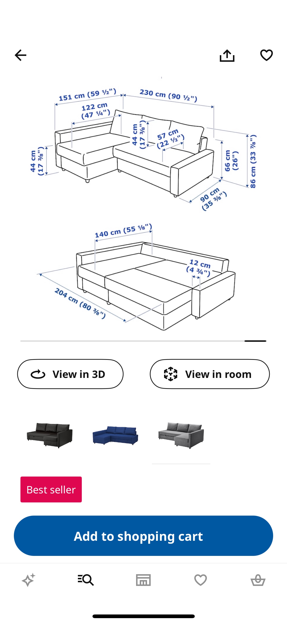 Ikea Friheten Sectional Sofa - photo 2