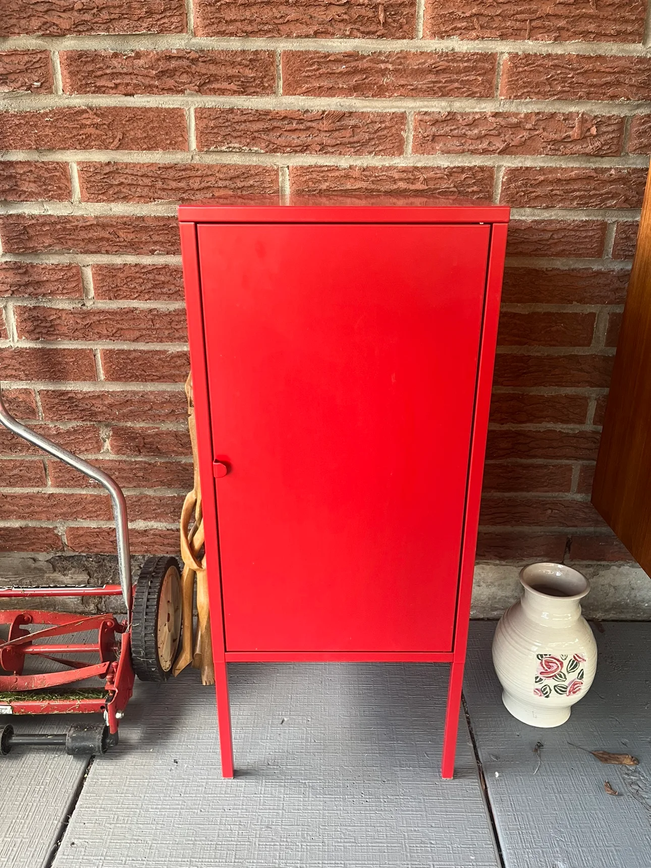 Red Metal Cabinet IKEA thumbnail