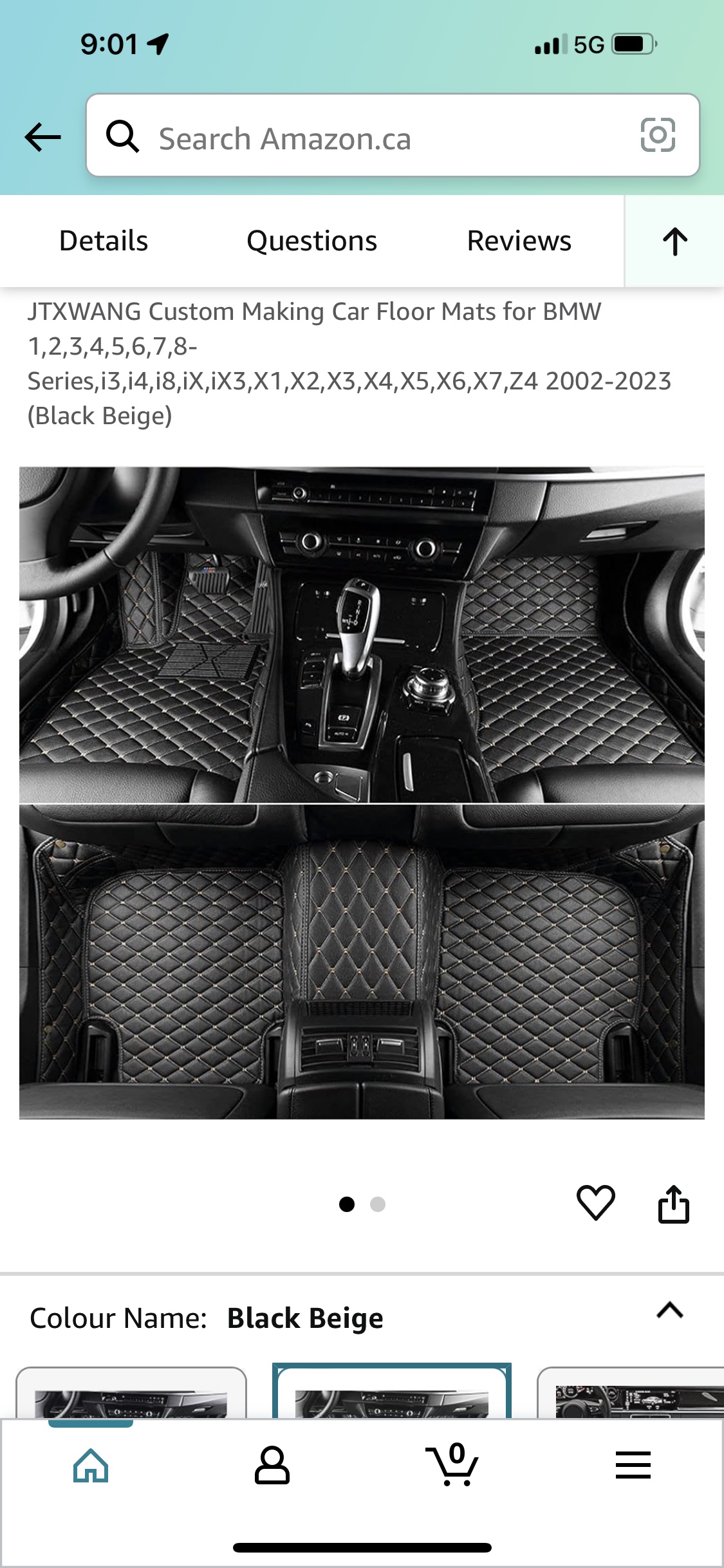 BMW Floor Mats 3-5 series X5