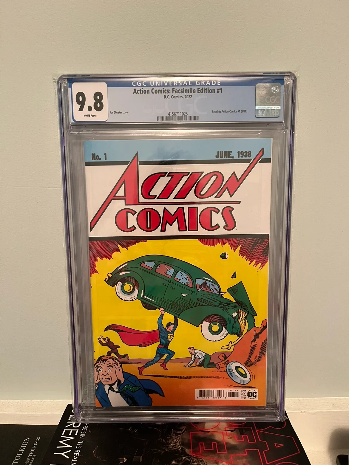 Action Comics #1 Facsimile Edition CGC 9.8 Graded Comic Book thumbnail