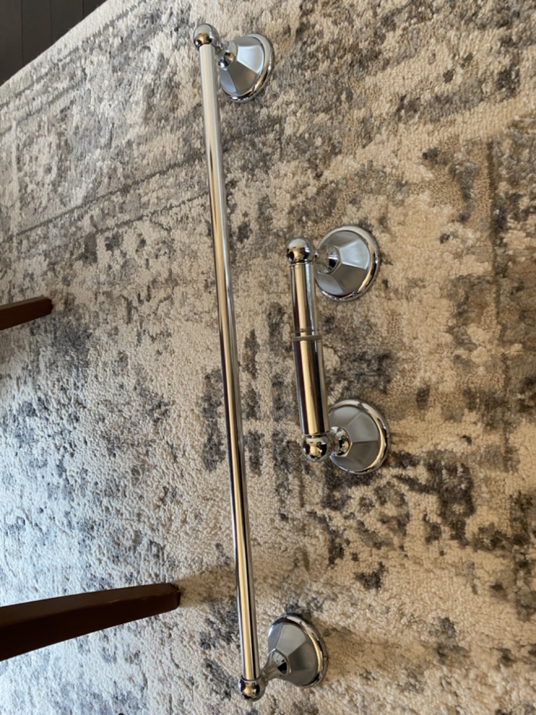 Bathroom Towel Rack and Toilet Paper Holder