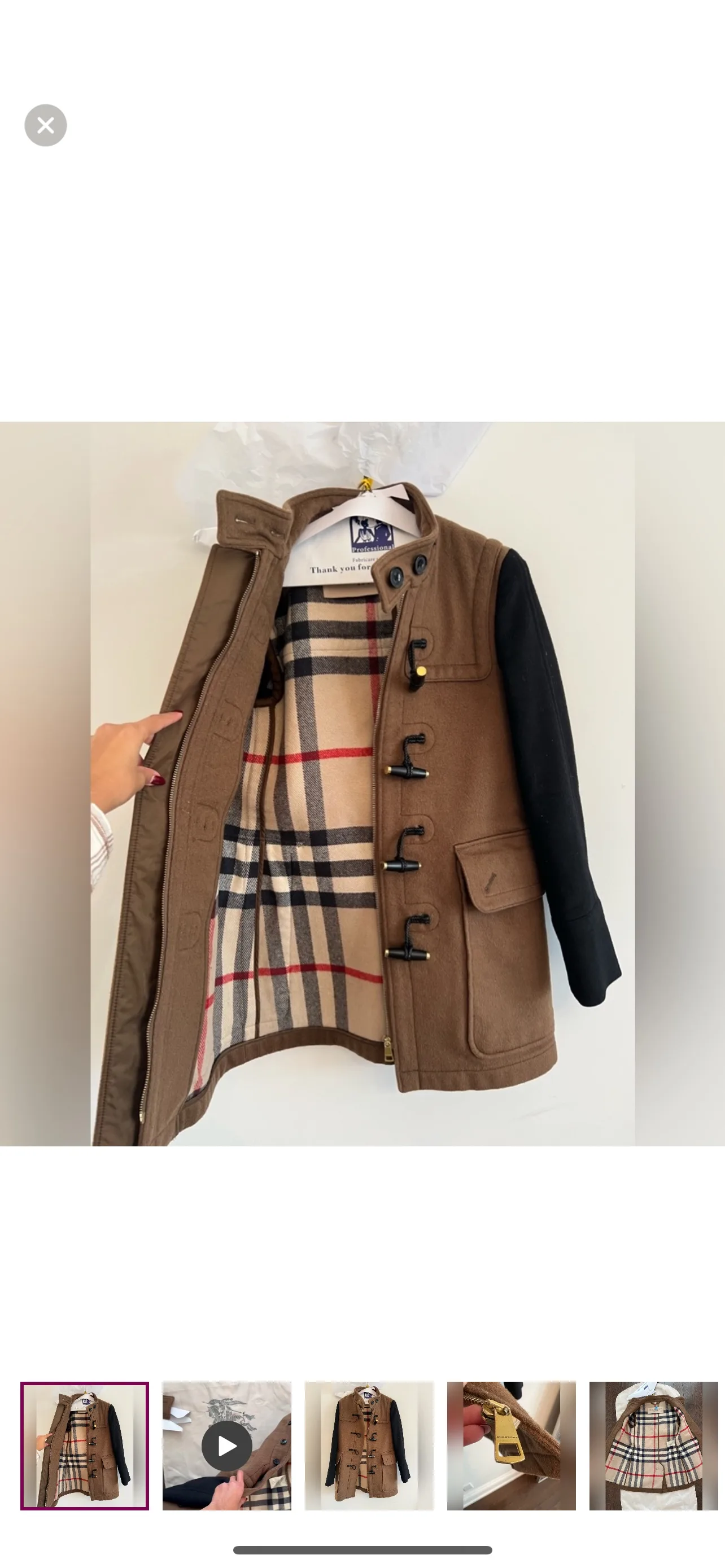 Burberry woman Duffle Coat thumbnail