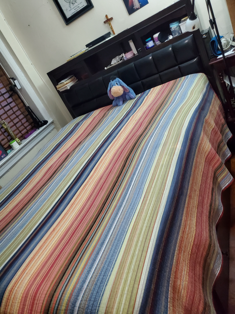 Full Size Bed Frame with Headboard and Storage Drawer