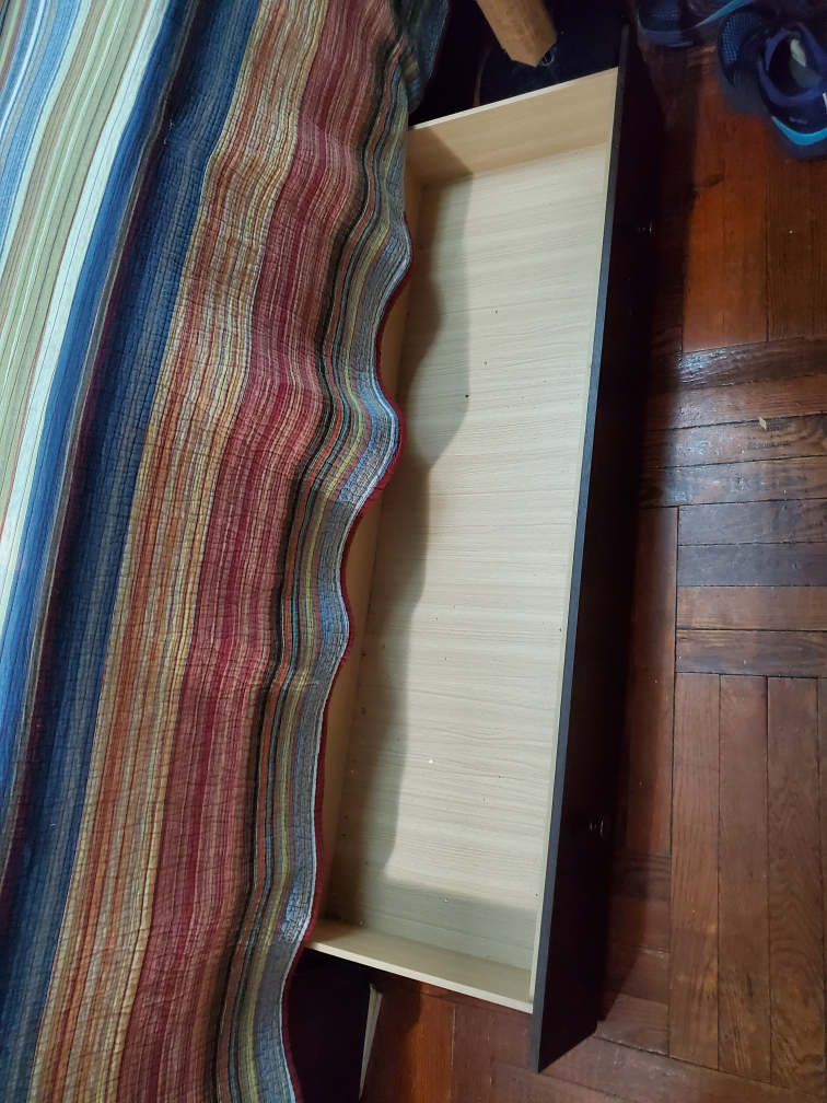 Full Size Bed Frame with Headboard and Storage Drawer - photo 3