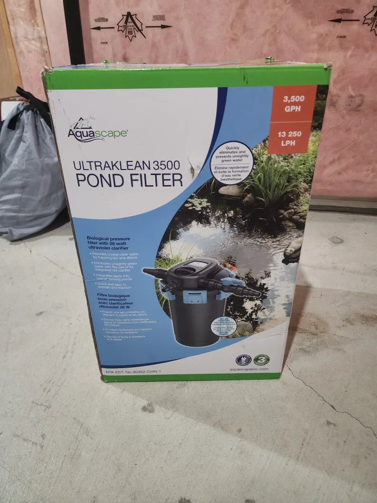 backyard pond Filter/ pump thumbnail