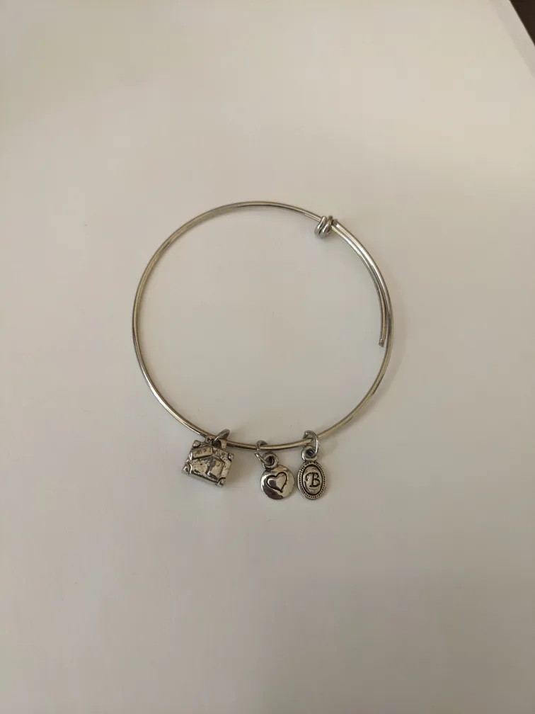 Silver Expandable 3 Charm Bracelets (2) image indicator(4)