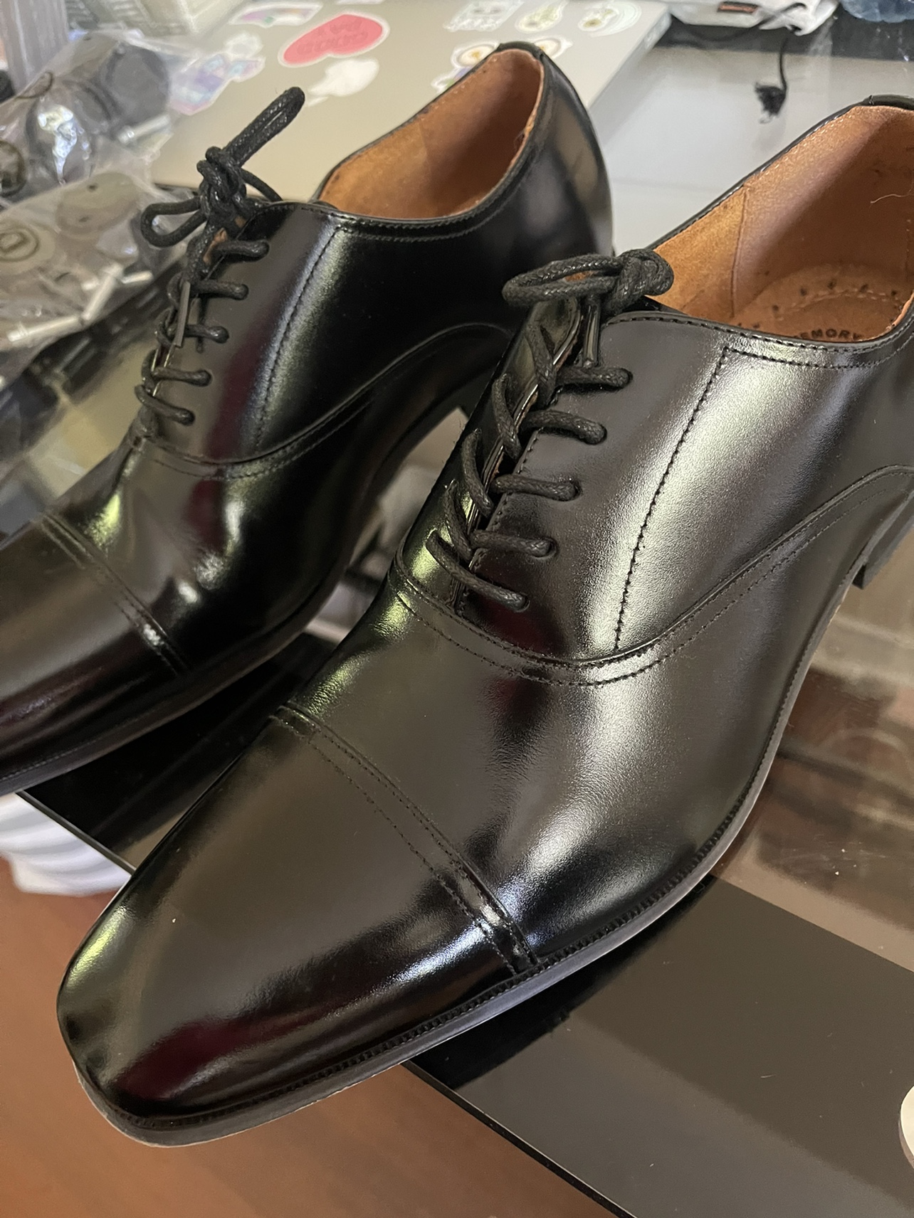 Florsheim Black Leather Dress Shoes - photo 2