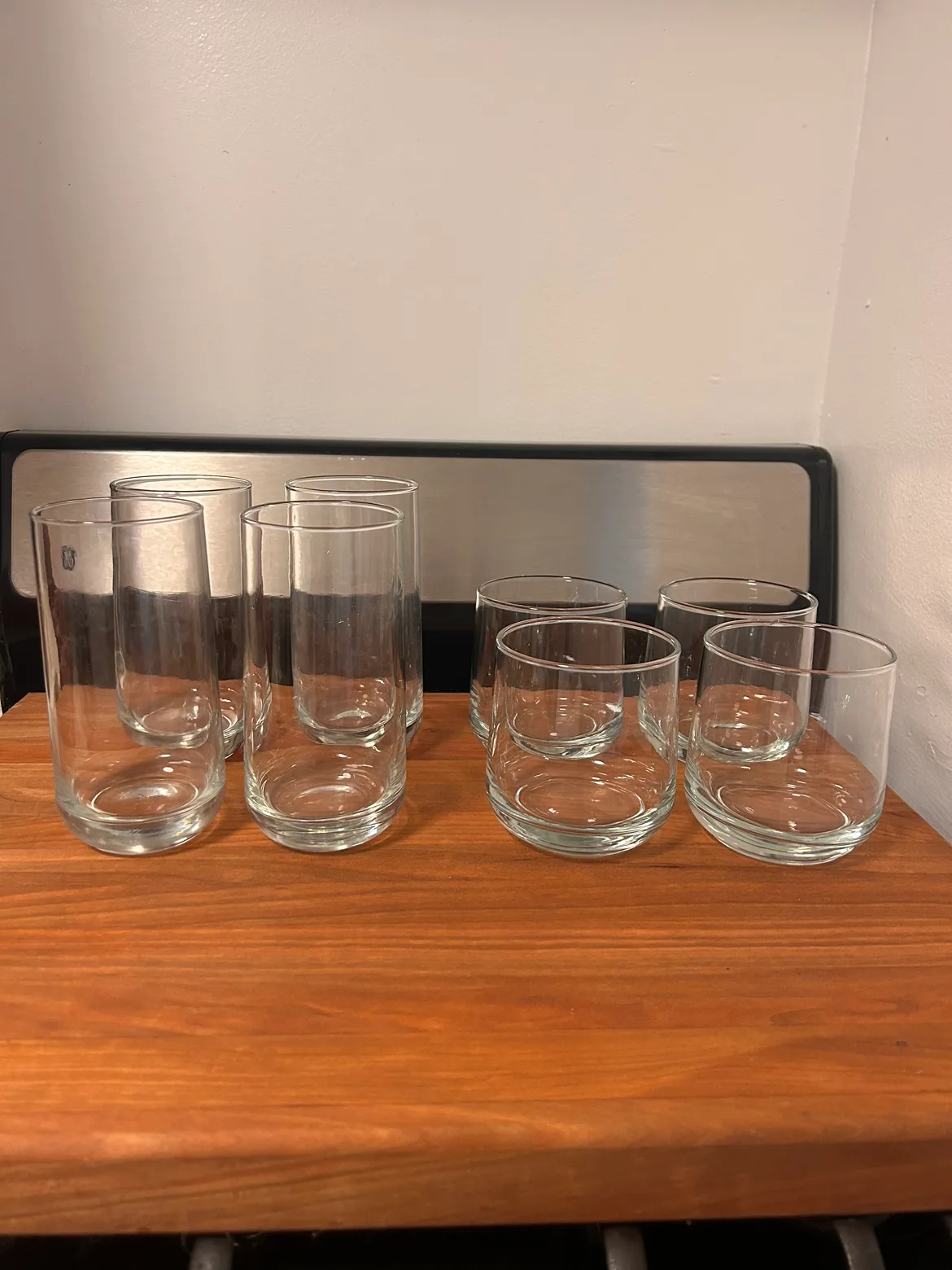 Set of 8 Glass Cups thumbnail