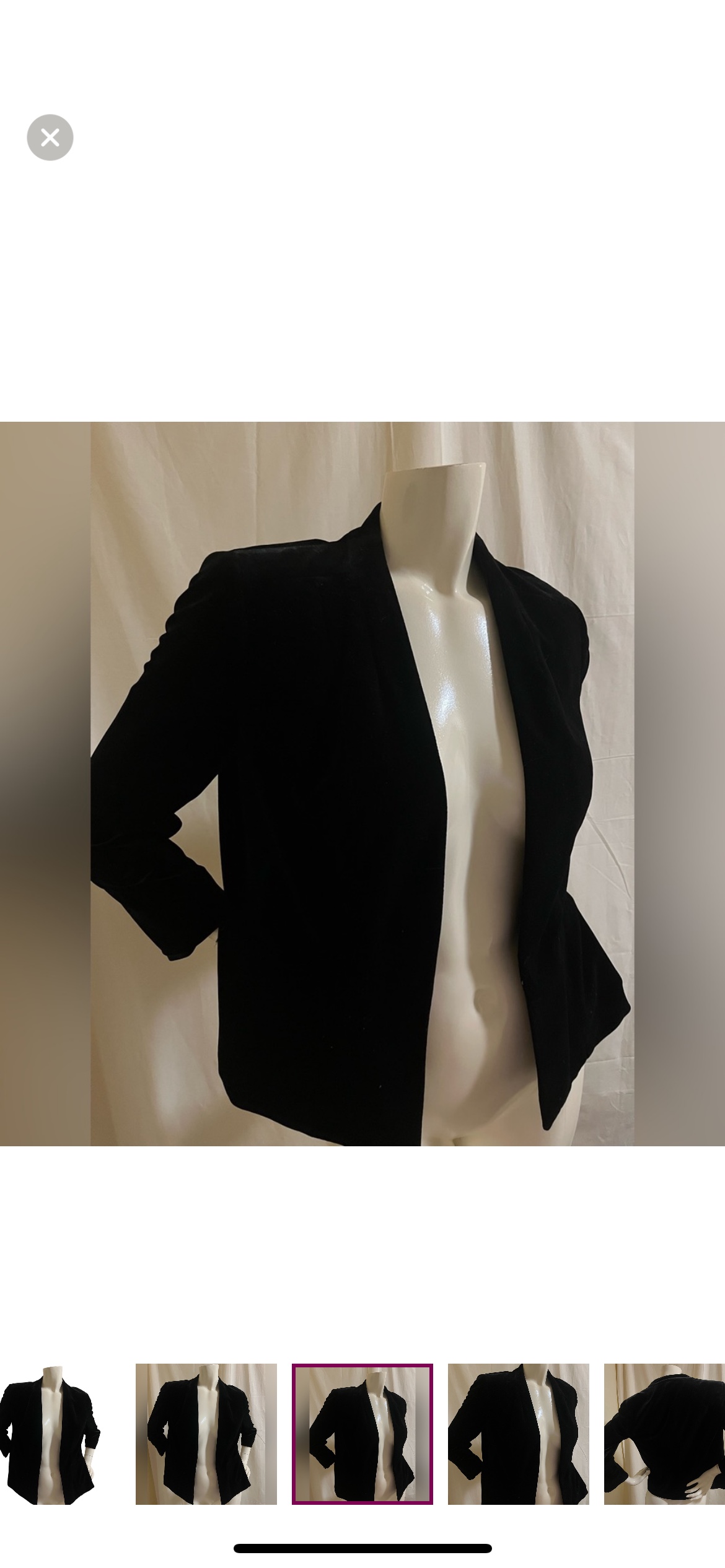 KASPER Black Velvet Jacket - photo 3
