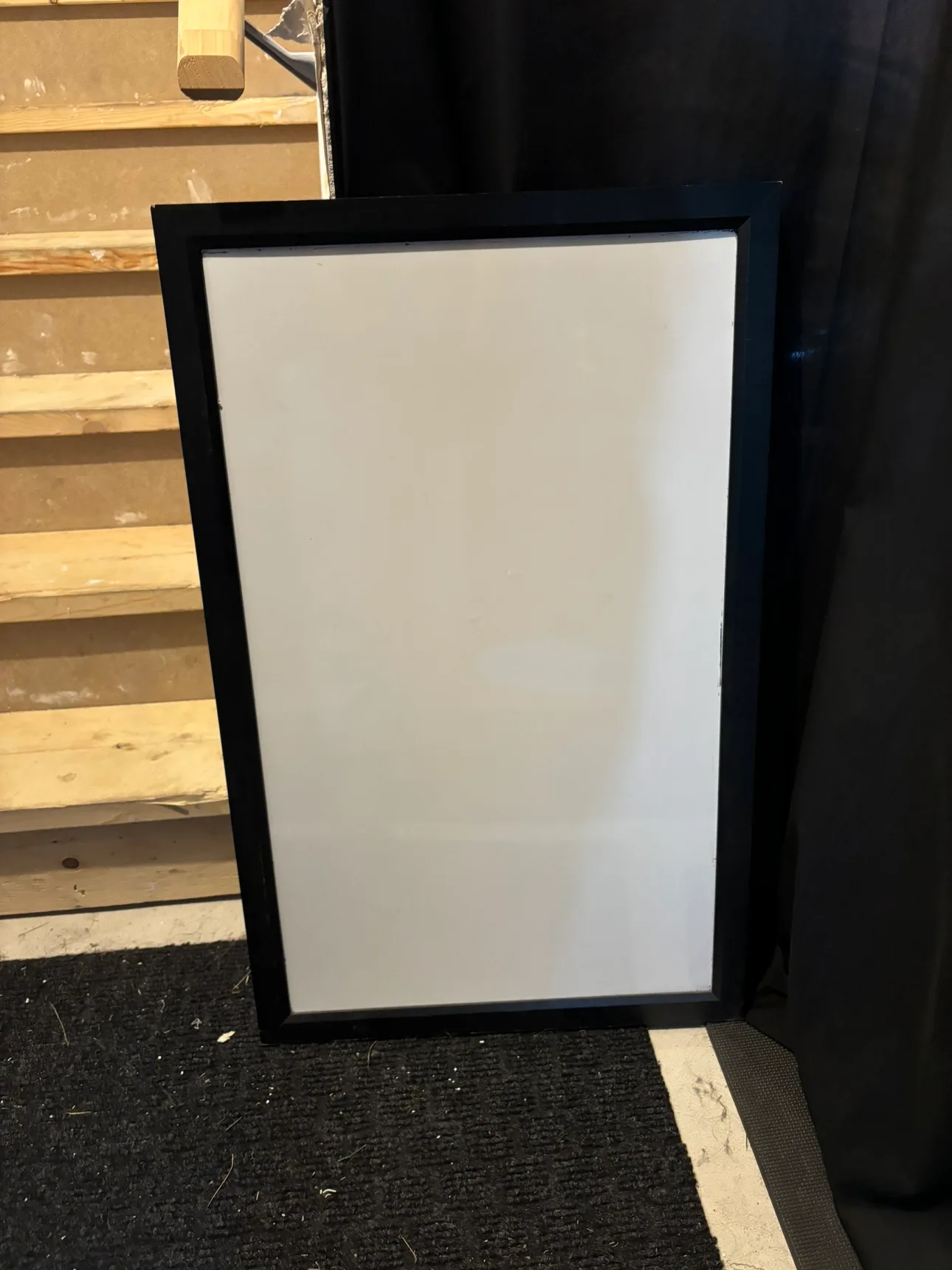 Black framed whiteboard thumbnail