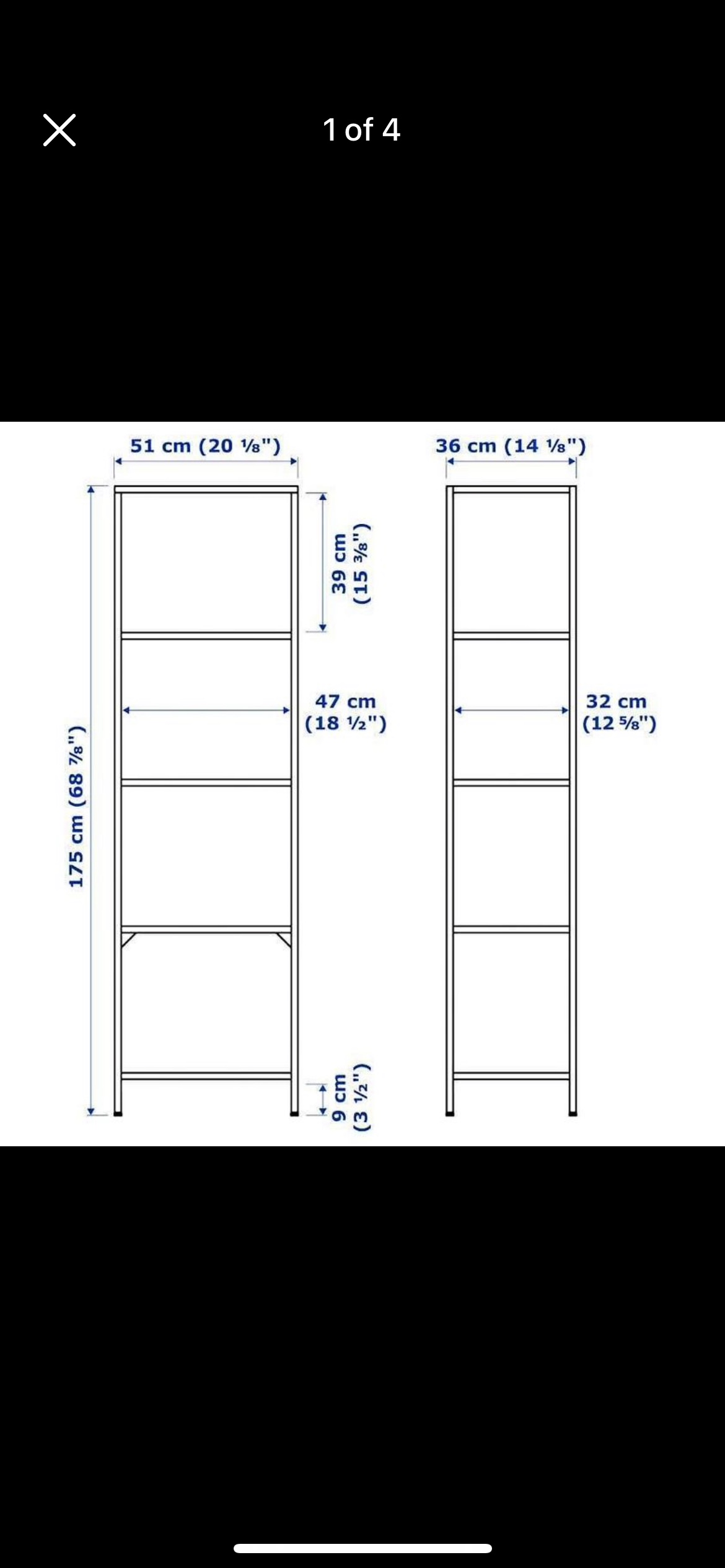 White Shelf Unit - photo 2