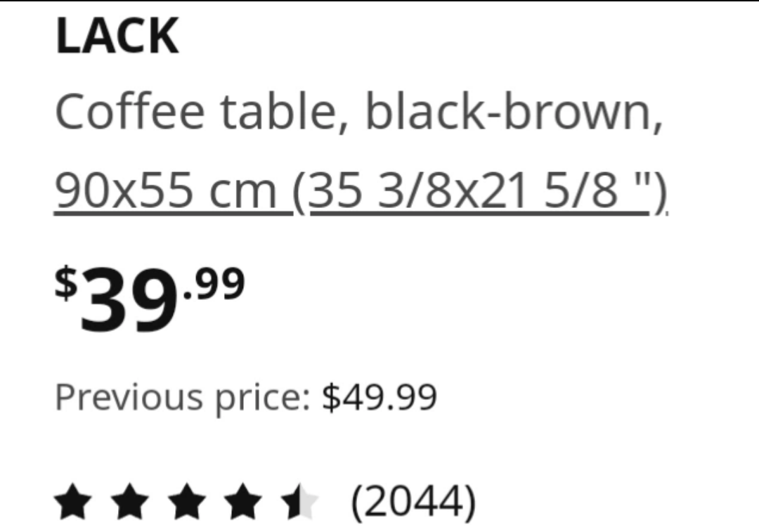 IKEA Lack Coffee Table - photo 4