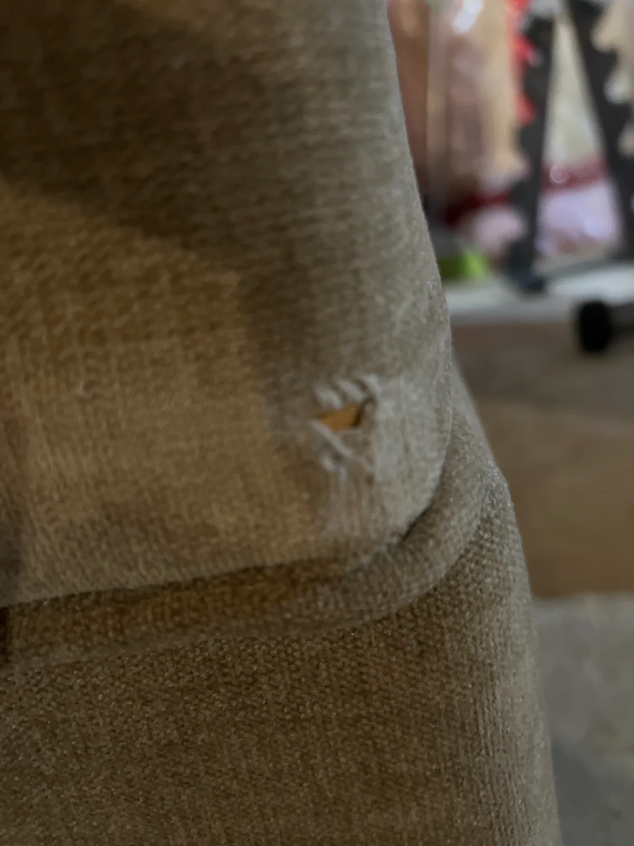 Taupe Large Storage Ottoman image indicator(8)