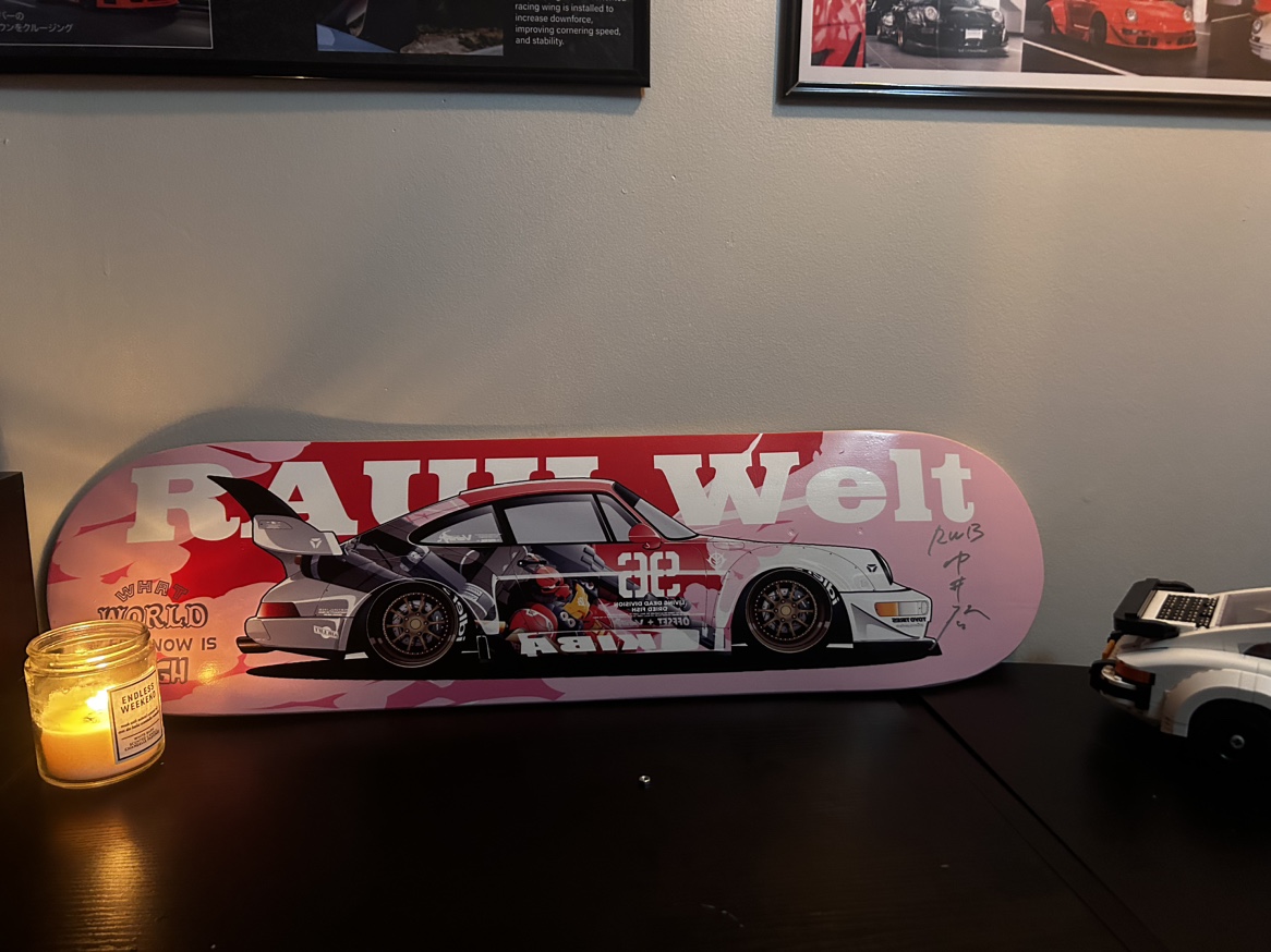 Signed Rally Welt Skateboard - photo 2