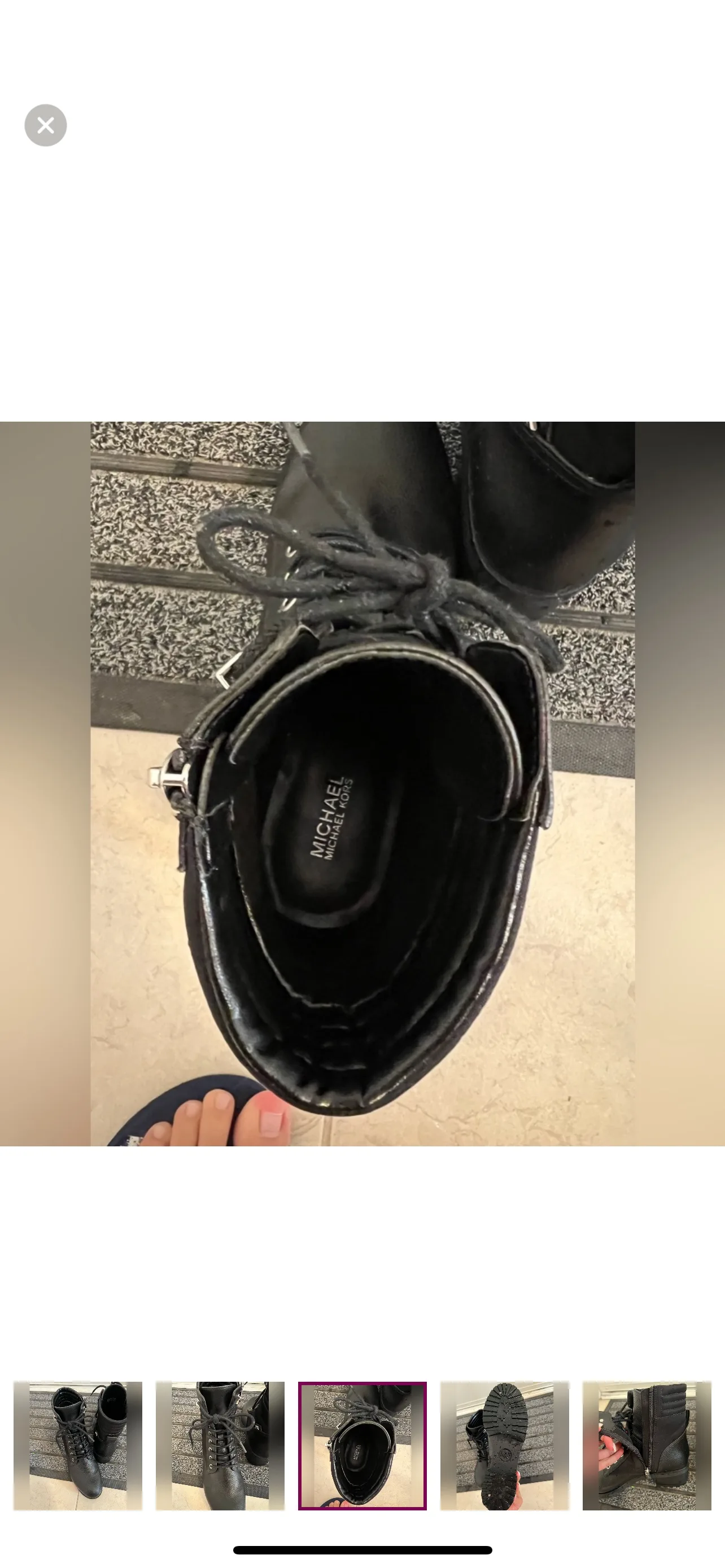 Michael Kors Black Boots image indicator(5)