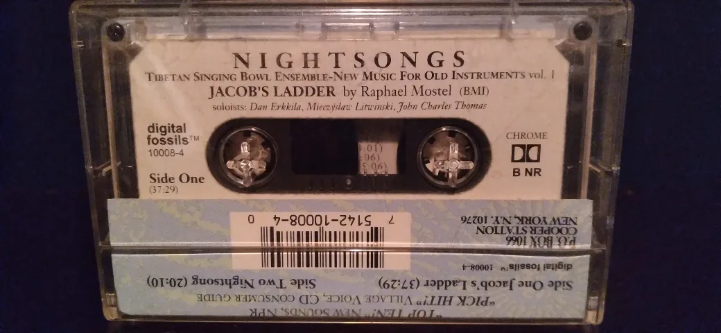 NEW AGE/ MEDITATION CASSETTE TAPE - 'NIGHTSONGS' image indicator(7)
