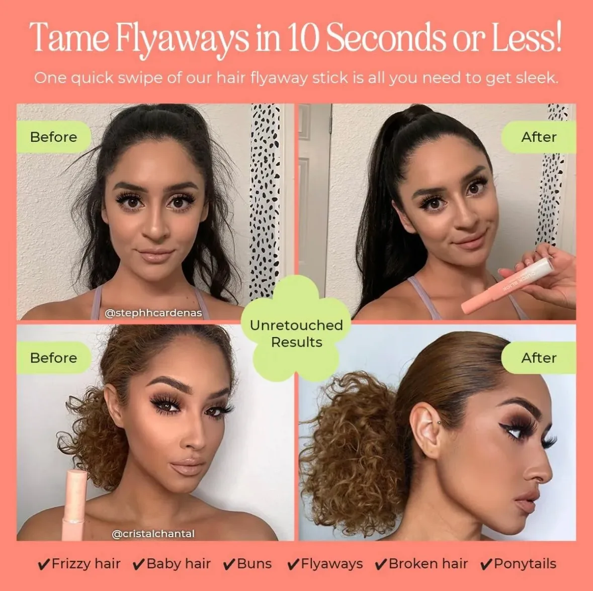 INH Quick Slick Flyaway Hair Finishing Stick image indicator(5)