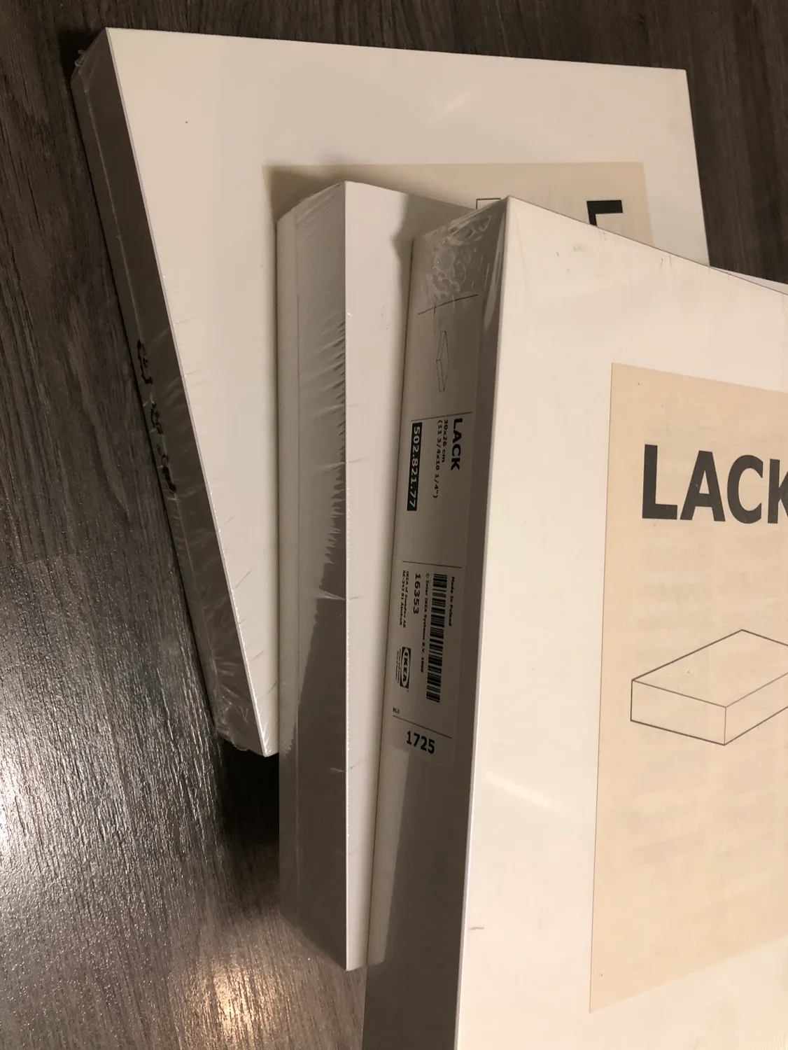 3 IKEA Lack Shelves thumbnail