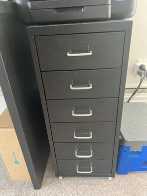 Black 6-Drawer Filing Cabinet #freecycle