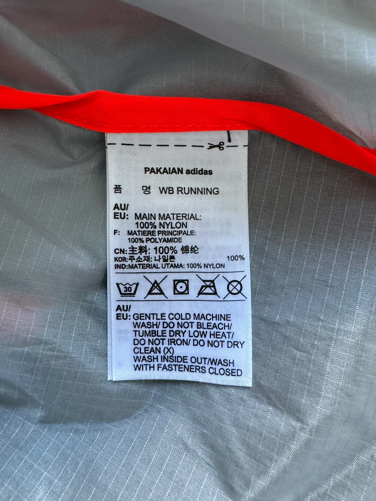 Adidas Lightweight Transparent Pullover Jacket - Men’s image indicator(9)