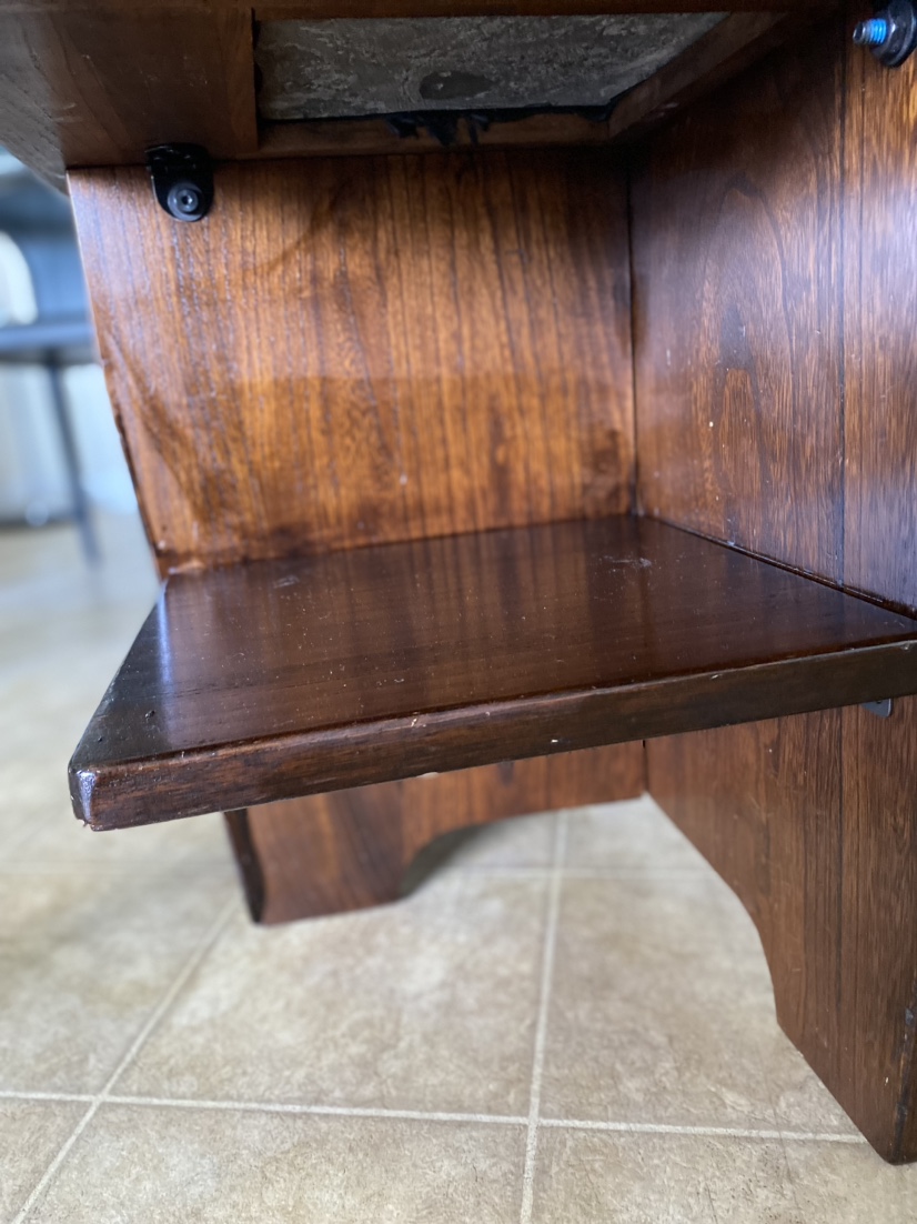COFFEE TABLE, slate and wood. - photo 2