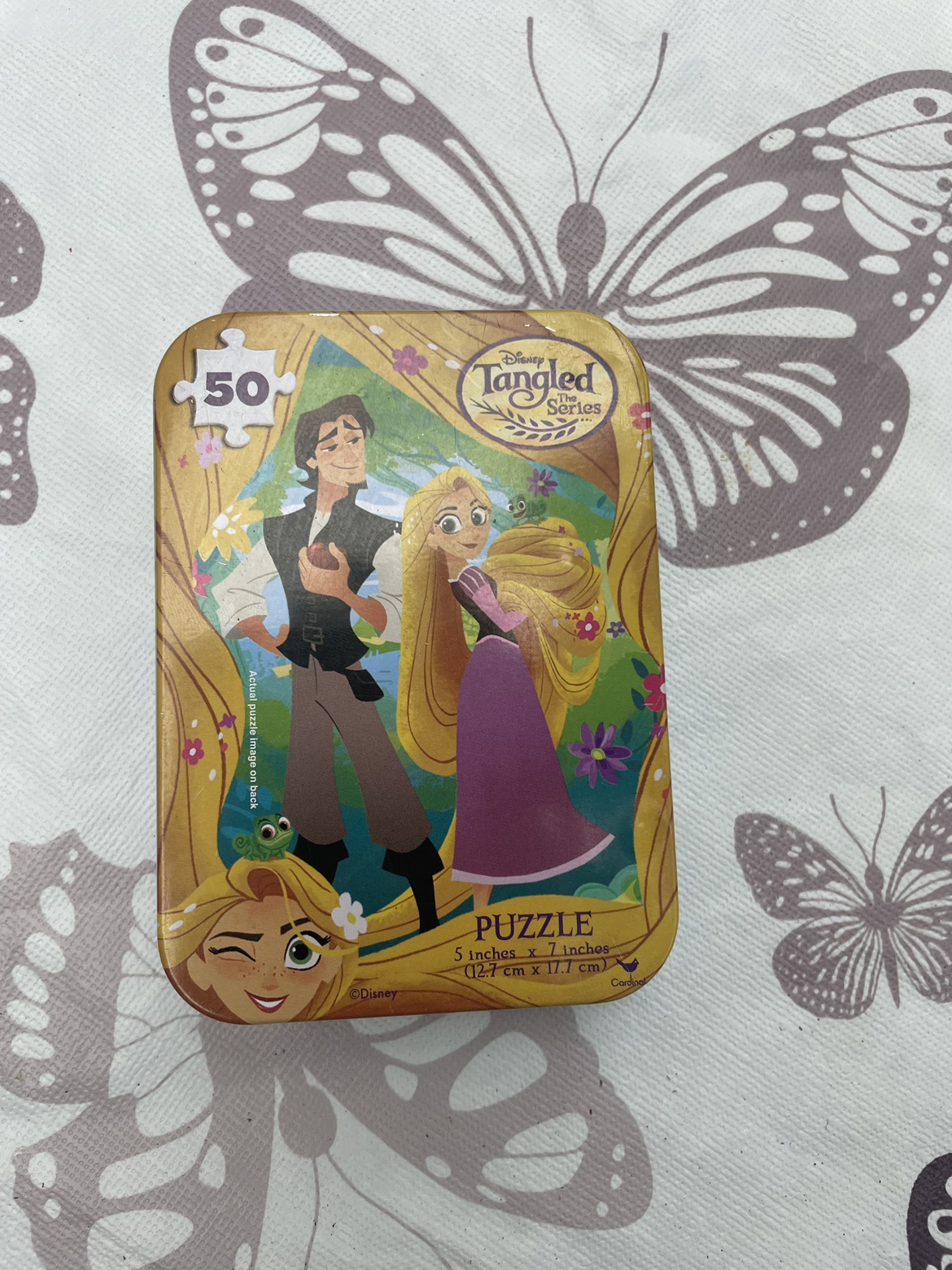 Disney Tangled 50 Piece Puzzle in Tin - #freecycle