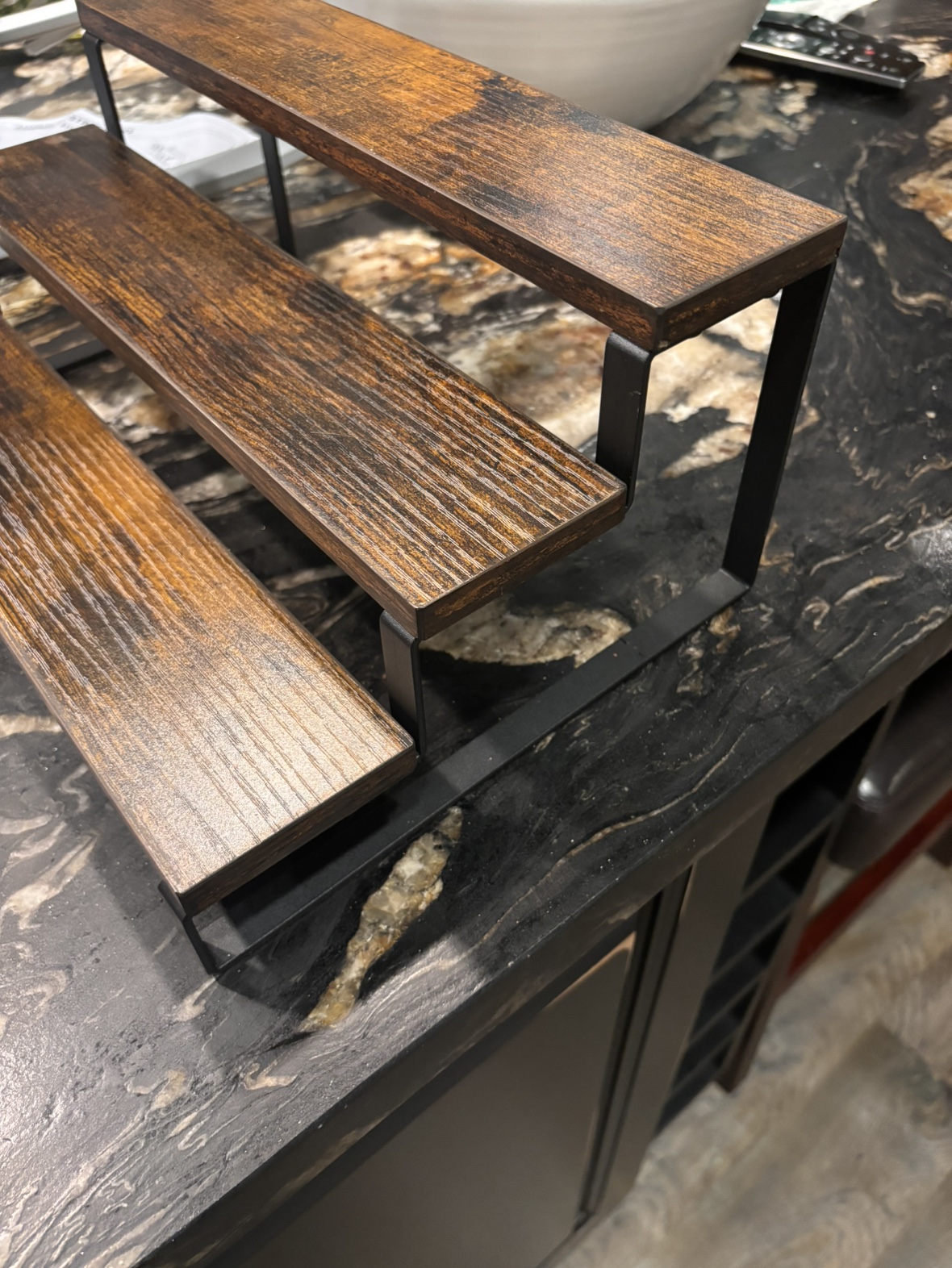 Three Tier Wood Spice Rack - photo 2