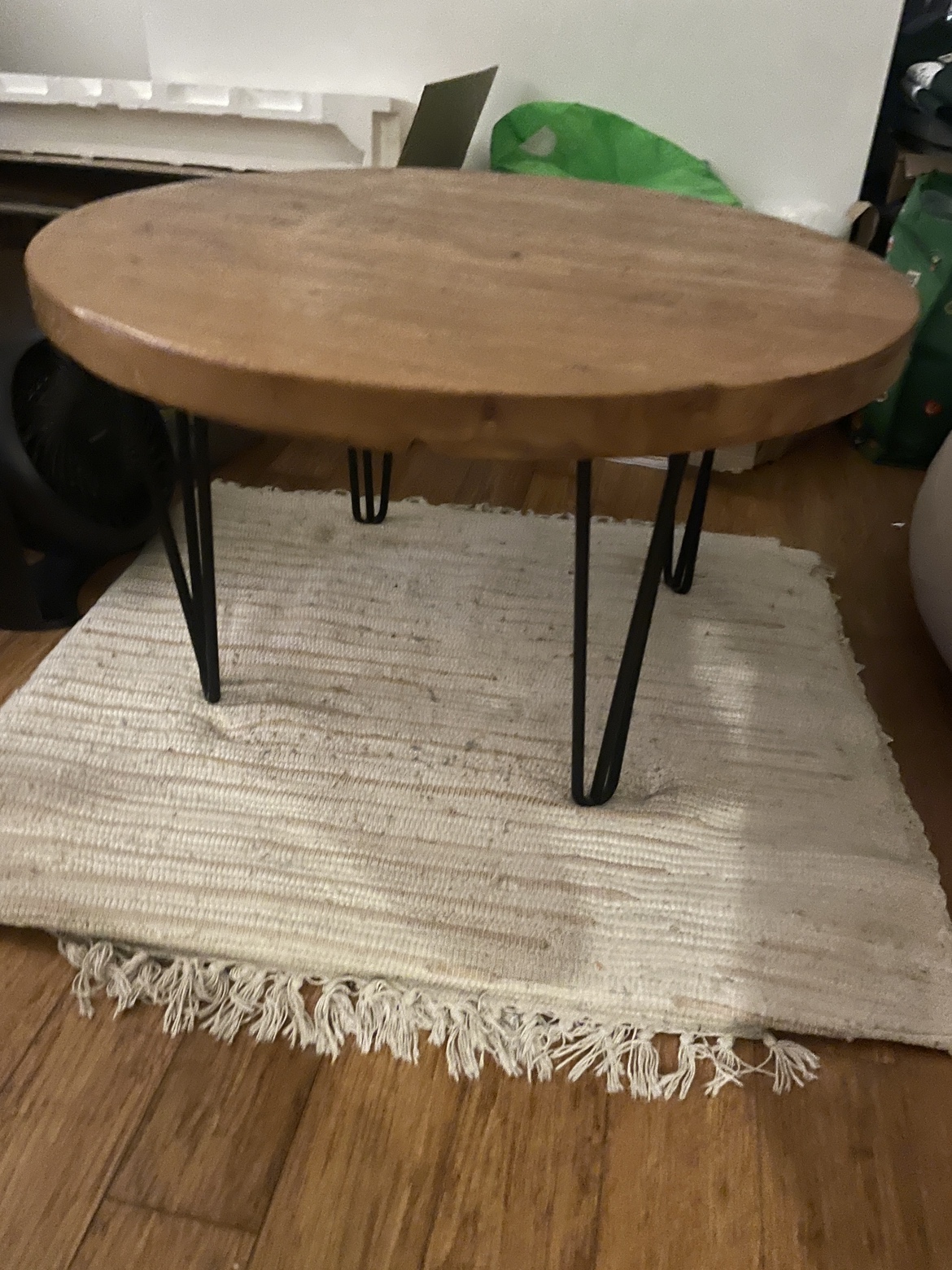 Round Wooden Coffee Table