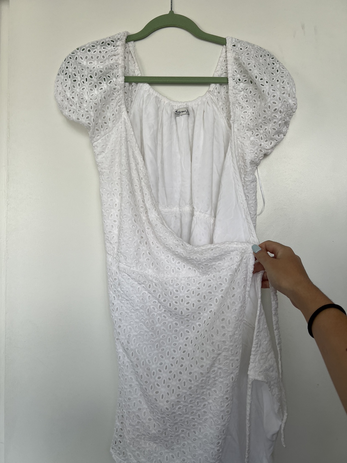 White Wrap Around Dress