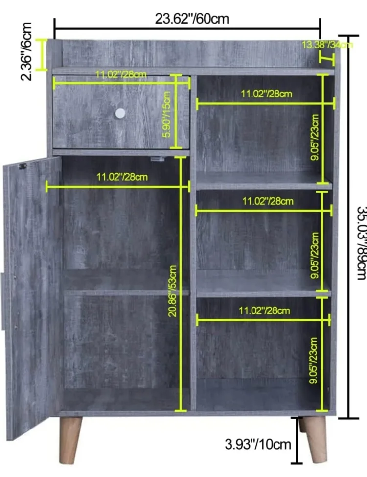 Wooden console table with a drawer image indicator(3)