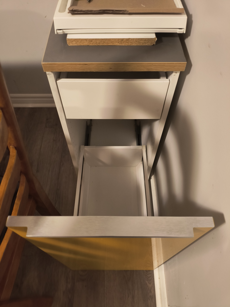 FREE Yellow Kitchen Cabinet with Drawer - photo 2