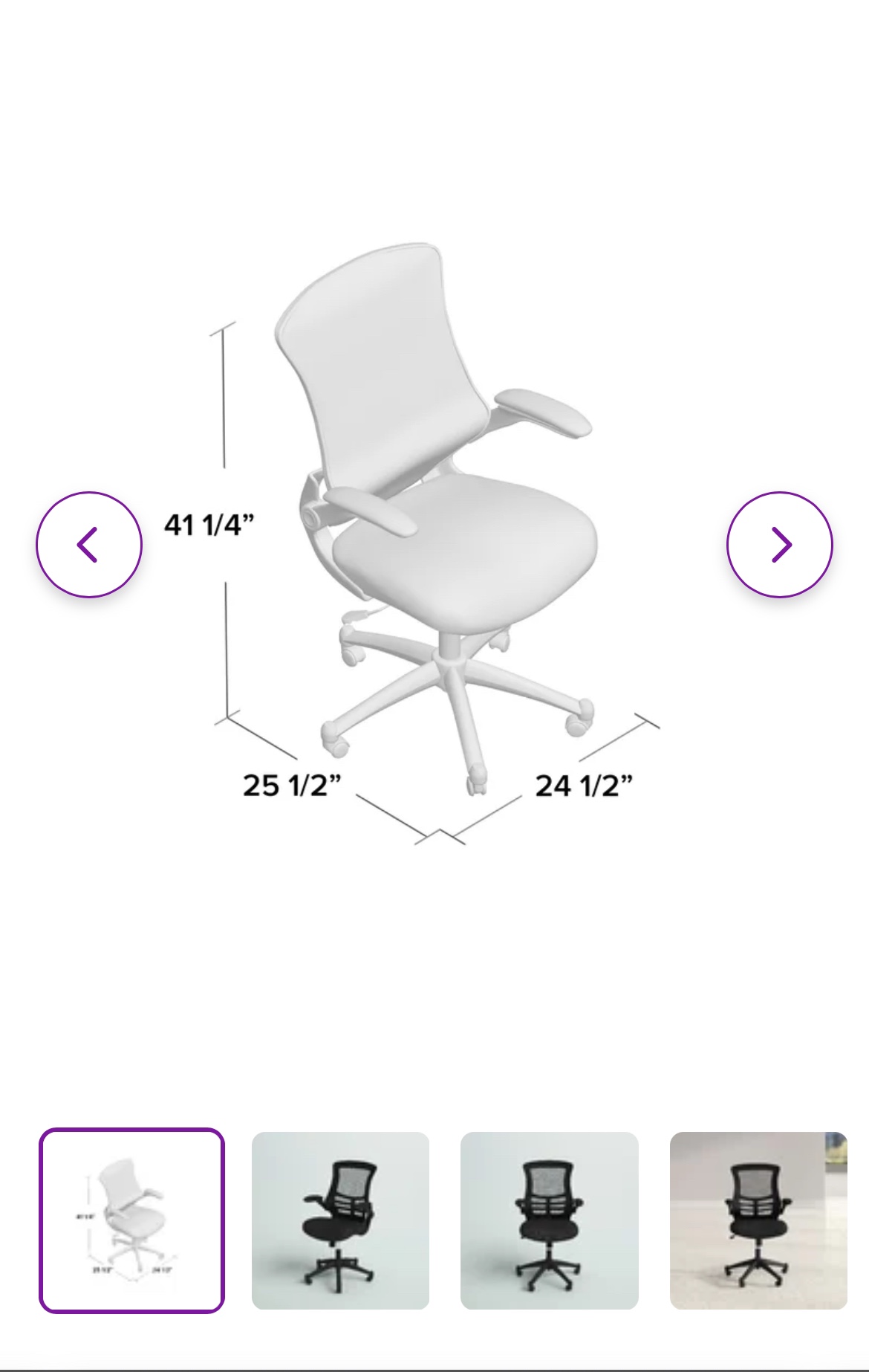 Black Ergonomic Office Chair - photo 4