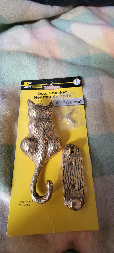 Cat Door Knocker