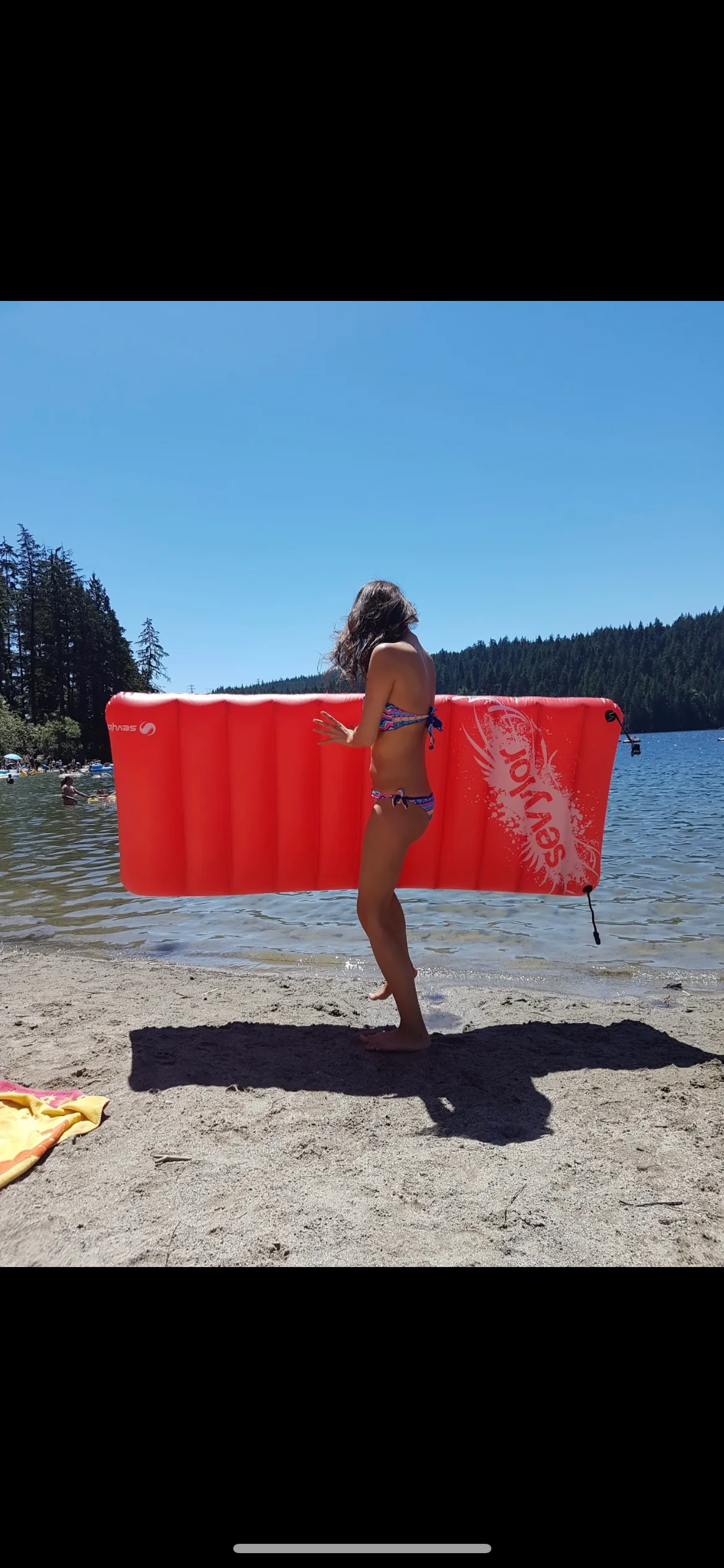 2x Floaty inflatable lake pool vacation river camping image indicator(2)