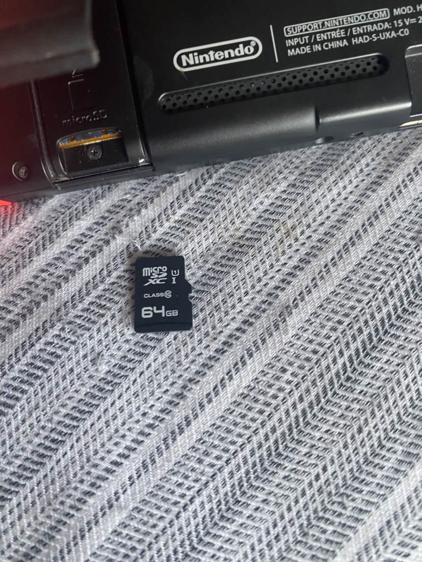 Nintendo Switch Console with 64 gig chip - photo 3