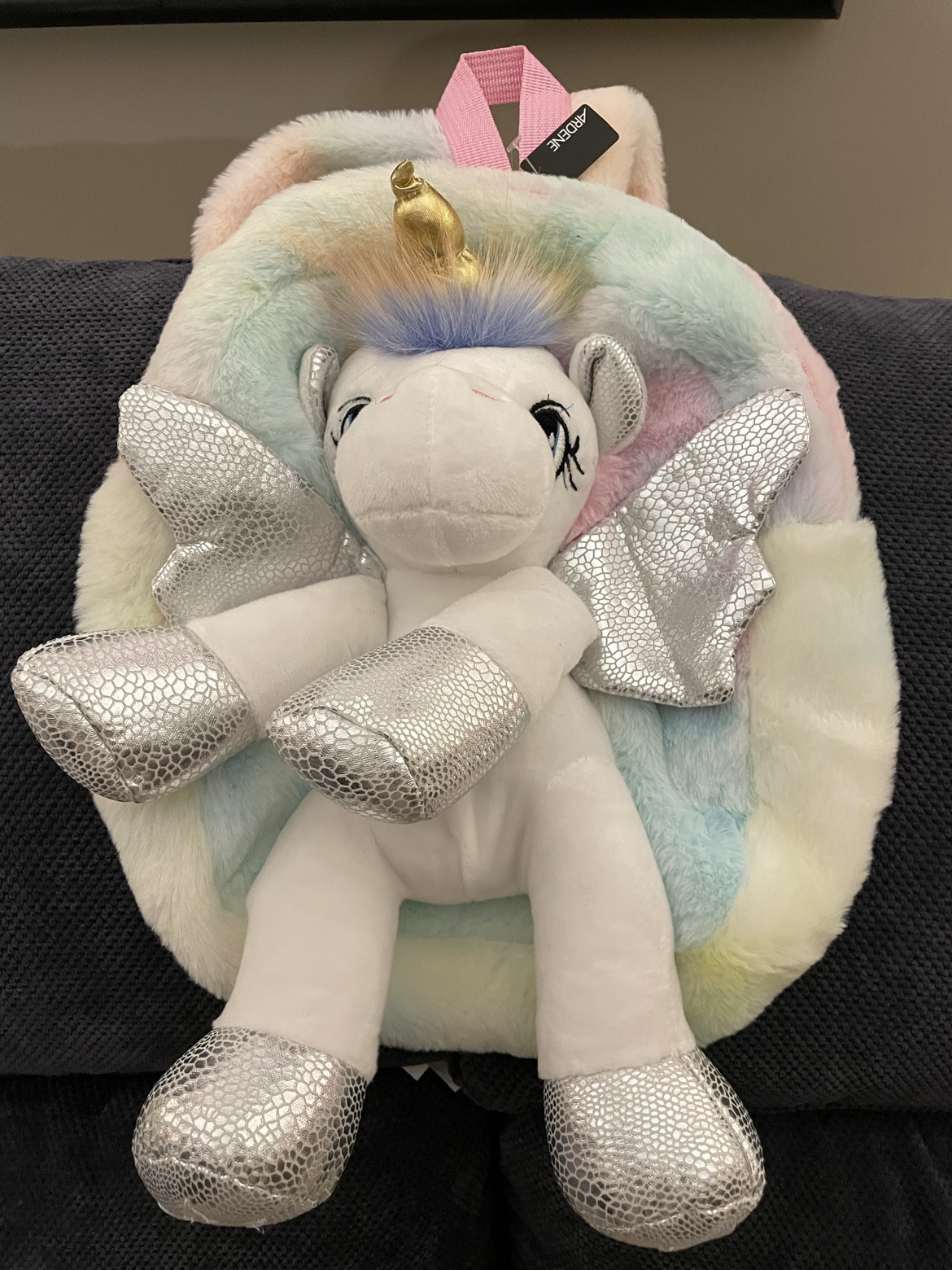 Unicorn Plush Backpack
