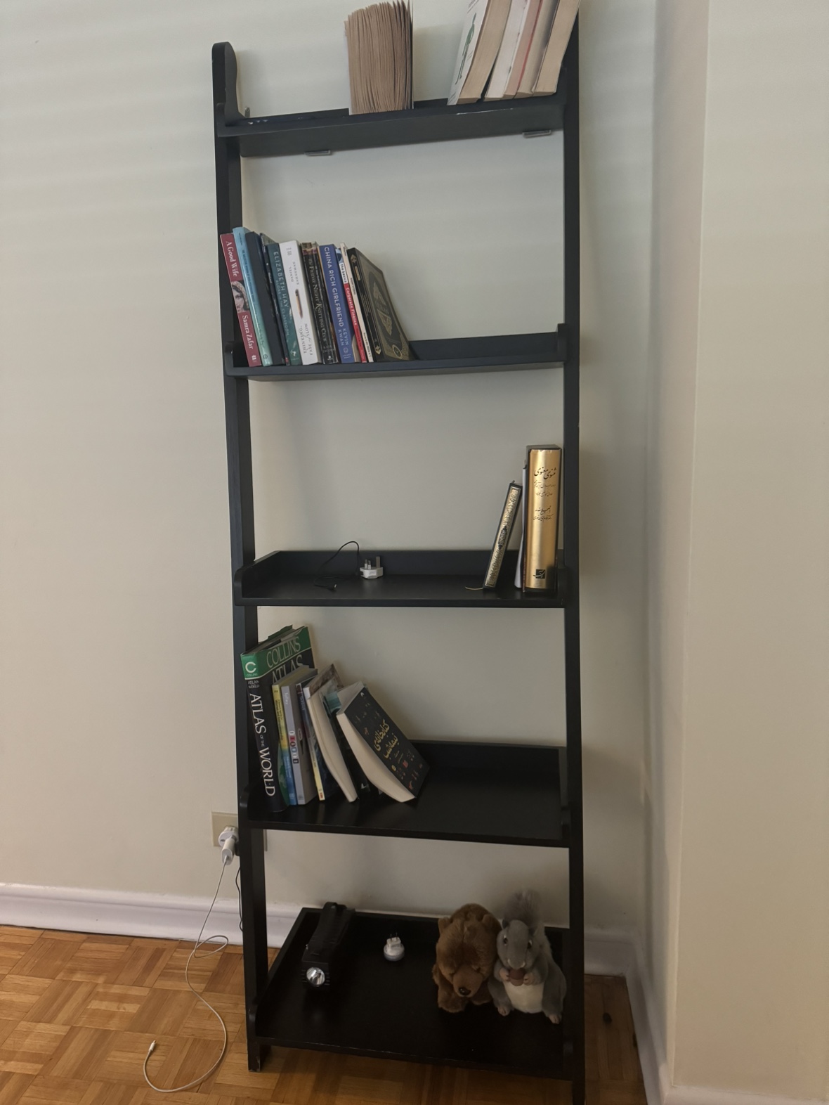 Two black bookshelf available