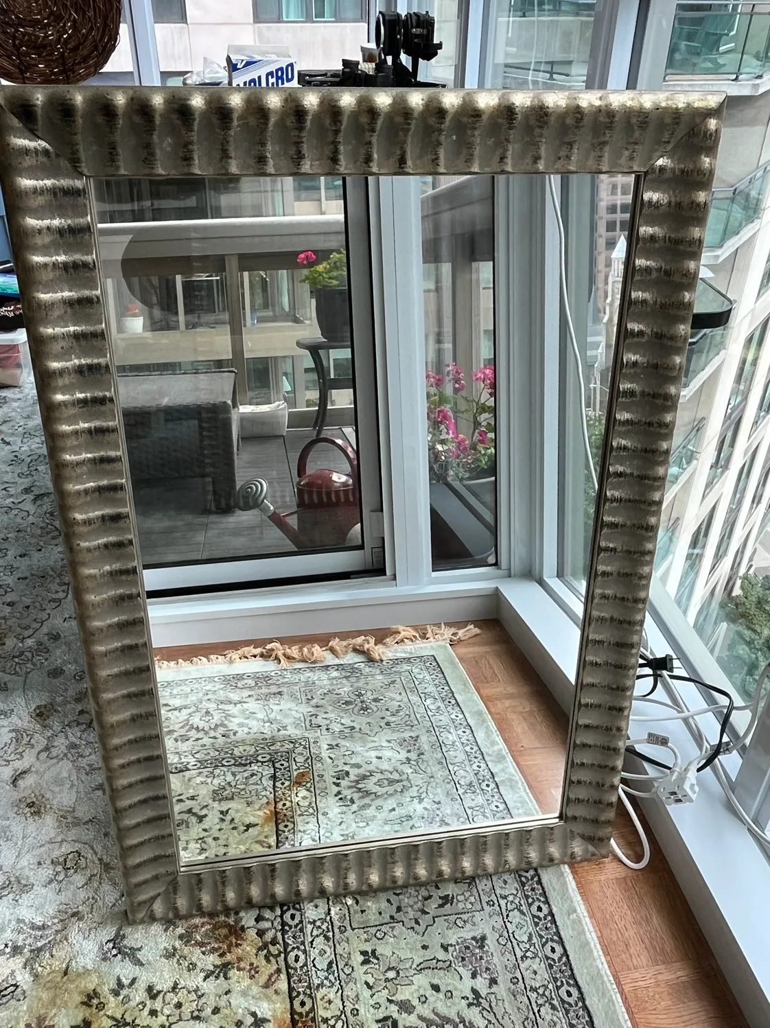 Silver/Gold Framed Mirror thumbnail