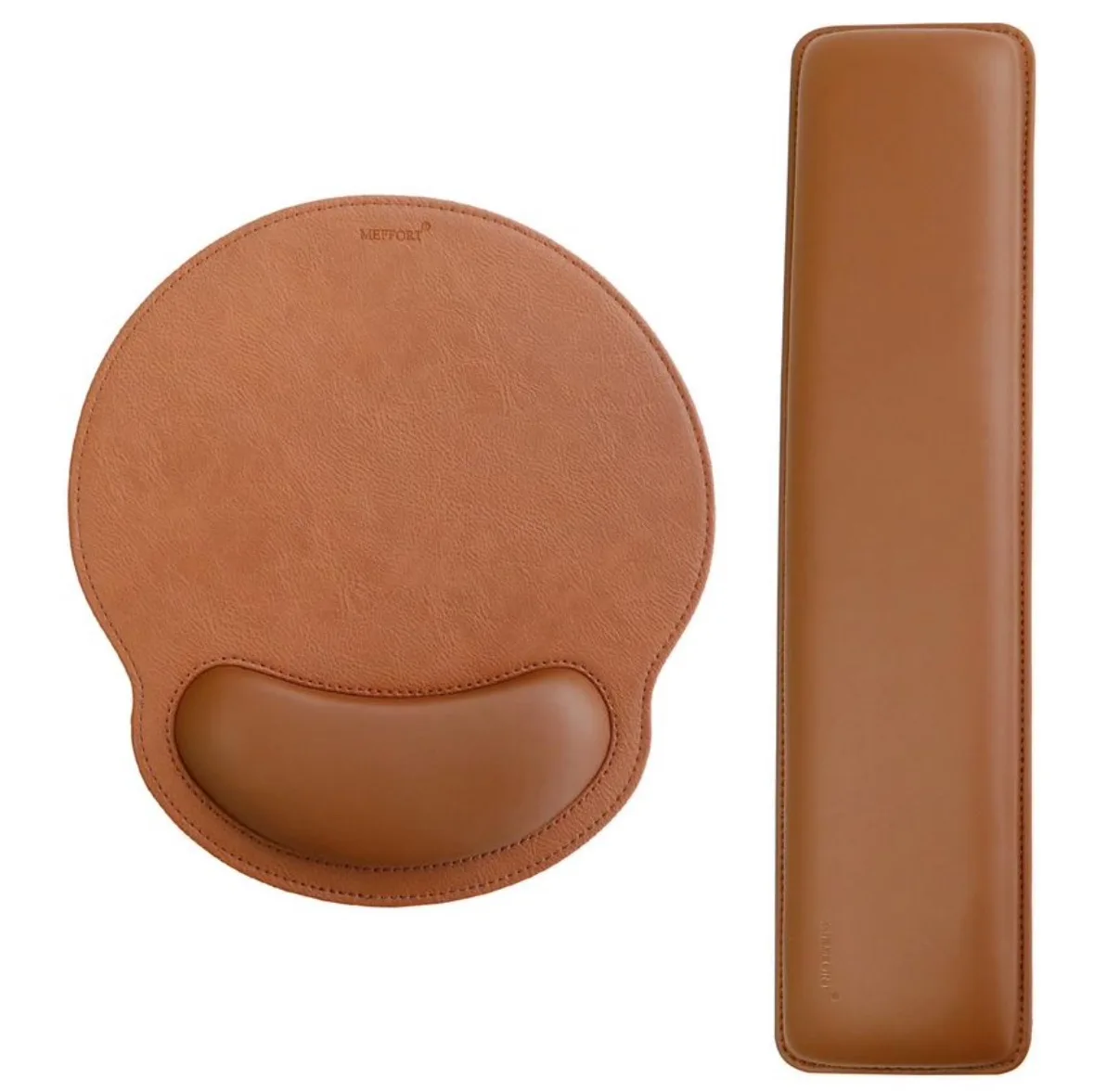 Meffort Leather Mouse Pad & Keyboard Leather Wrist Support thumbnail
