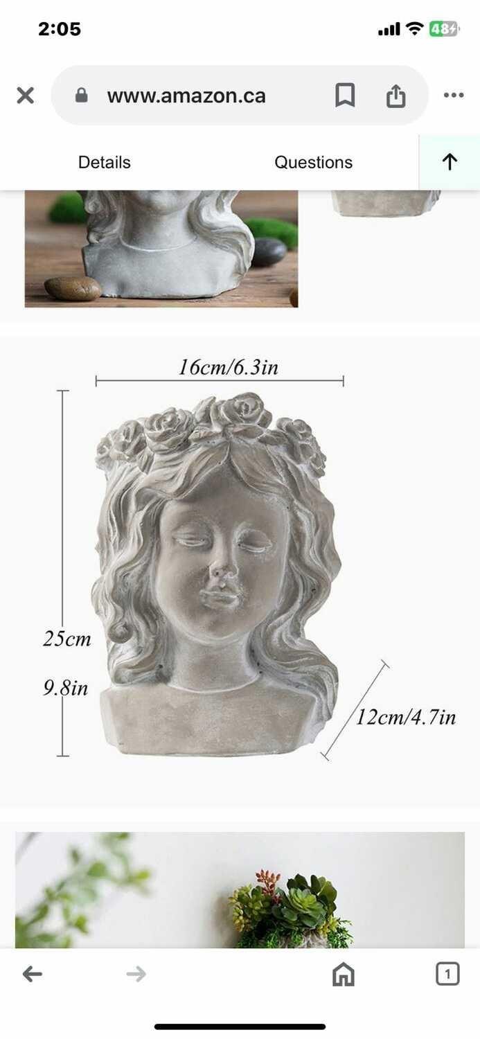 Outdoor Patio Decor: Angel Garden Statue Planter - photo 2
