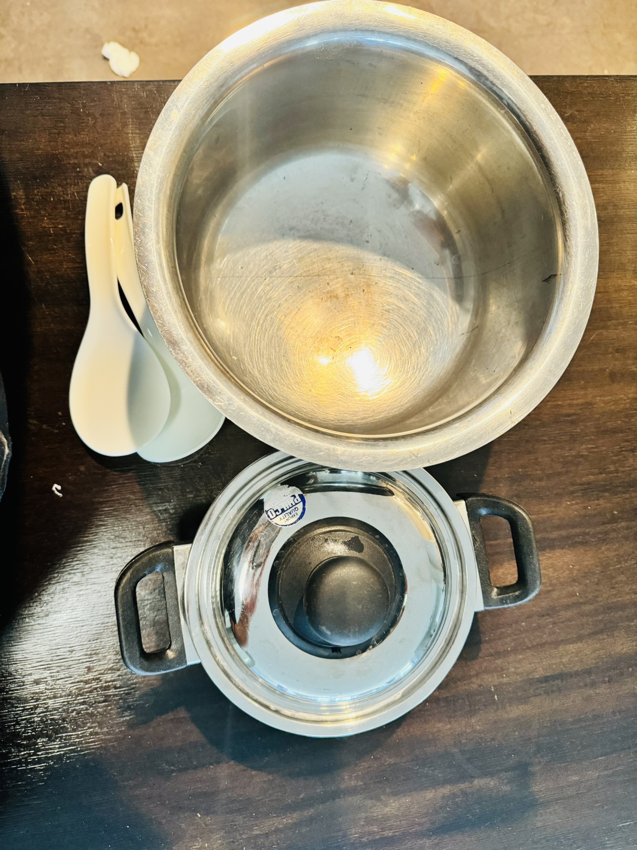 Stainless Steel Pot and Ladle Set - photo 2
